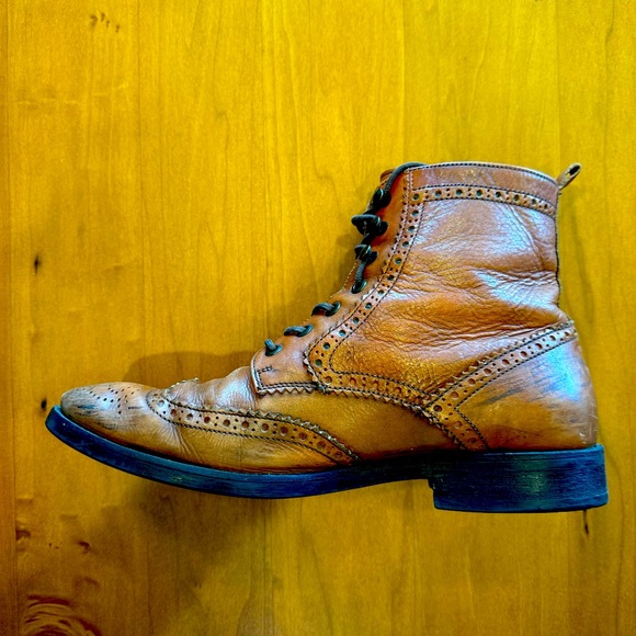 a.testoni Wing Tip Brogue Boots - Picture 2 of 12